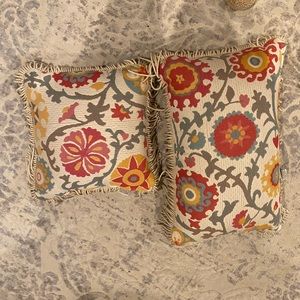 Indoor/ outdoor pillows
